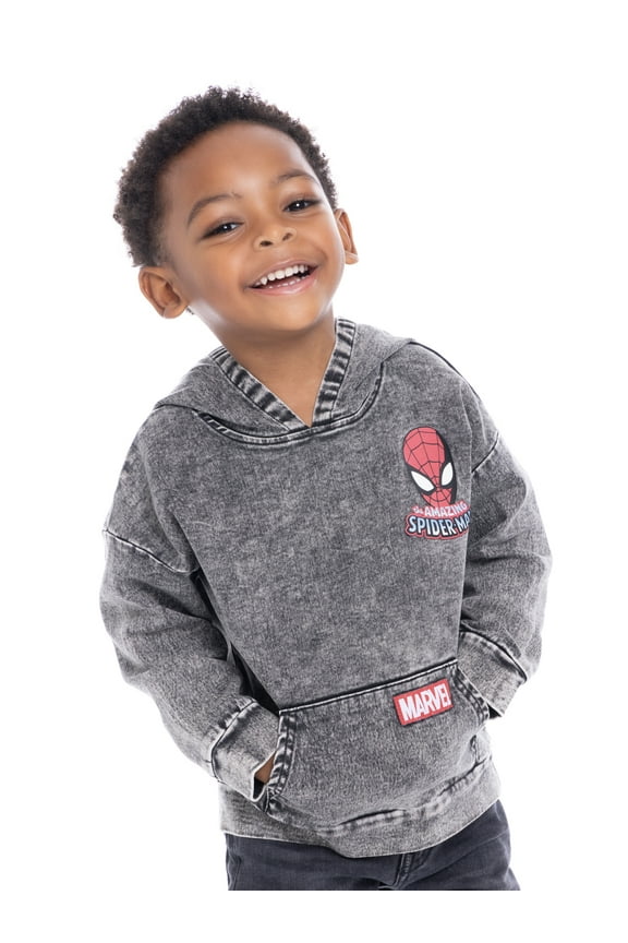 Toddler Boys Mineral Washed Graphic Hoodie, Sizes 12M-5T