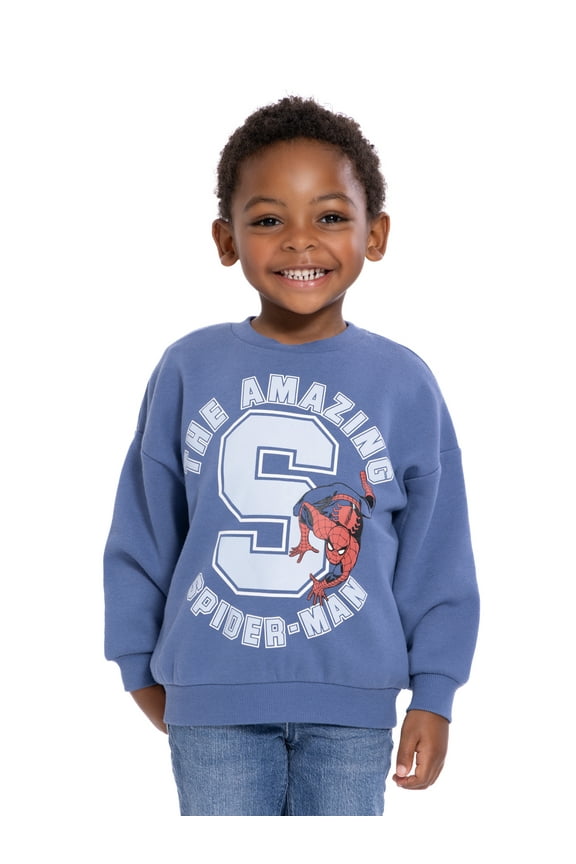 Toddler Long Sleeve Graphic Crewneck, Sizes 12M-5T