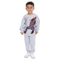 thumbnail image 1 of Spider-Man Toddler Long Sleeve Graphic Crewneck with Matching Jogger Pant, 2 Piece Set, Sizes 12M-5T, 1 of 4