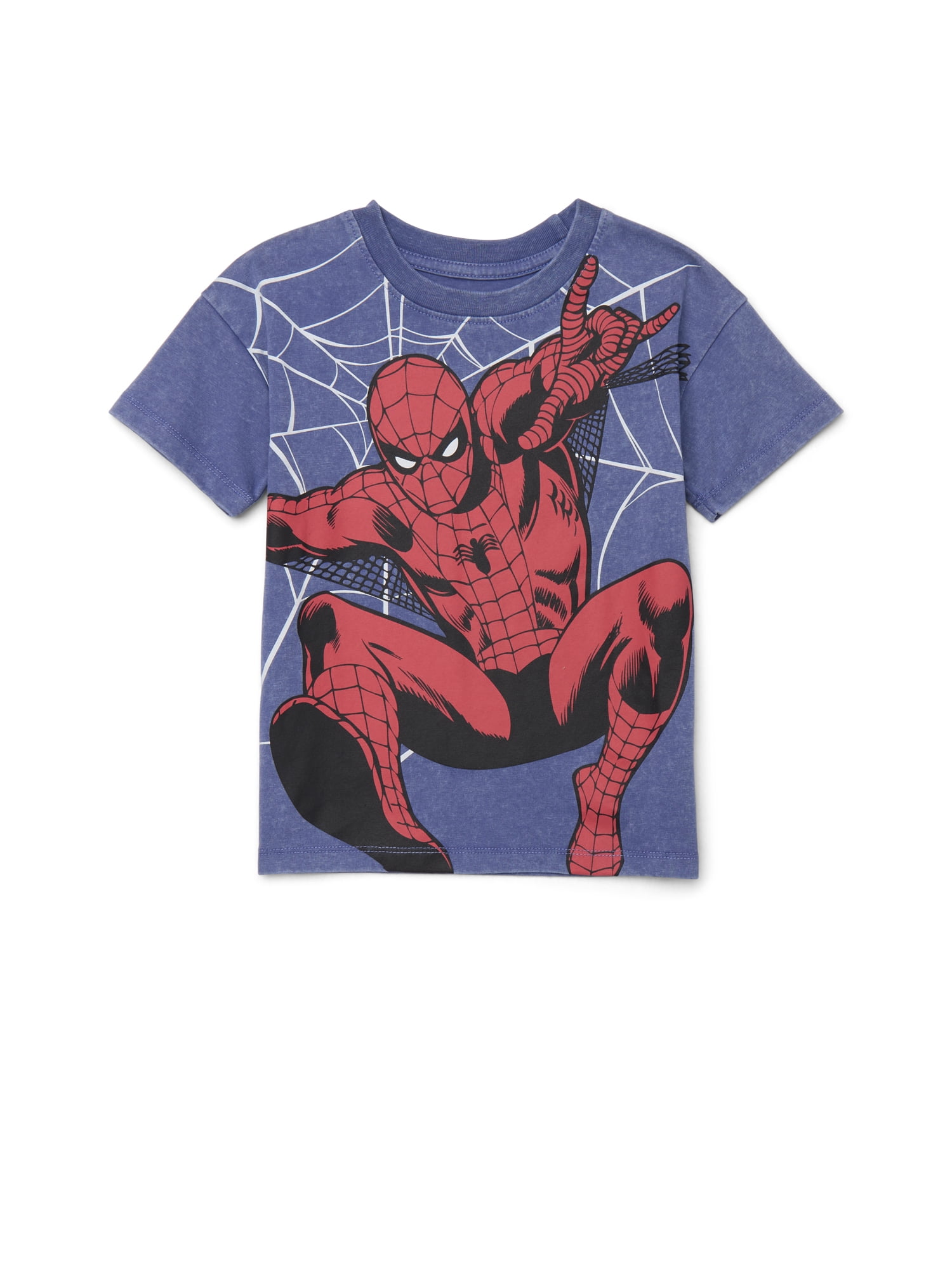 Marvel Spider-Man Toddler Short Sleeve Graphic Crewneck Tee, Sizes 12M-5T