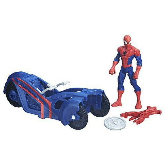 Spider-Man Ultimate Spider-Man Vs. theSinister Six: Spider-Man With Street Racer Toy_Figure