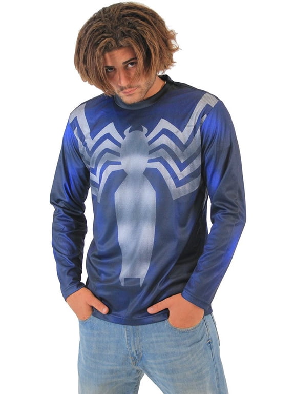Spider-Man Venom Symbiote Sublimated Long Sleeve Costume Adult T-Shirt