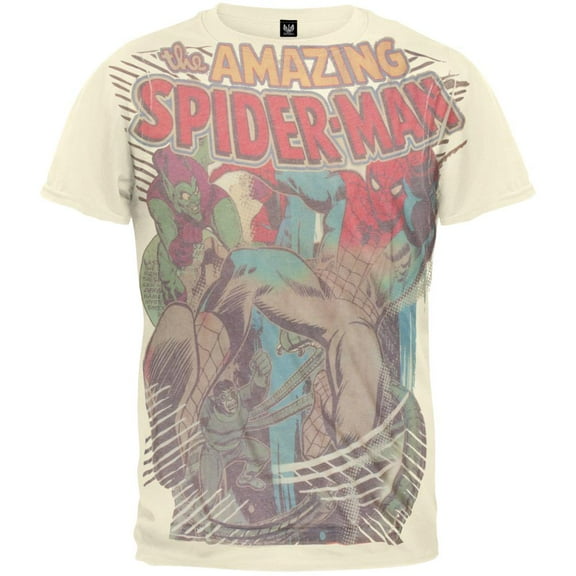 Spider-Man - Villain Battle Subway Soft T-Shirt