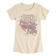 thumbnail image 1 of Spider-Man - Web Circle - Youth Girls Fitted Short Sleeve T-Shirt, 1 of 4