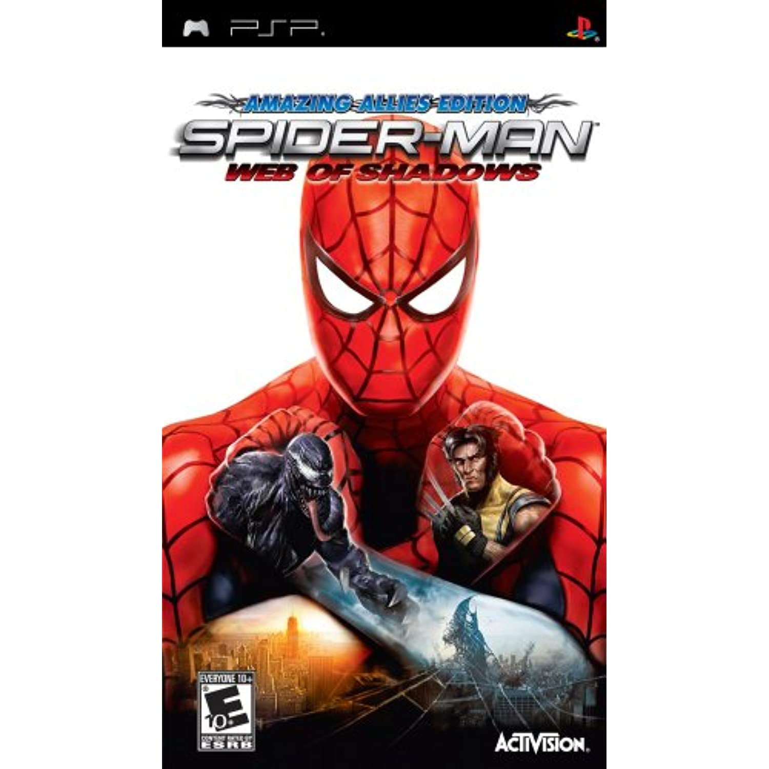 Spider-Man Web of Shadows PSP iso highly compressed, by Techney