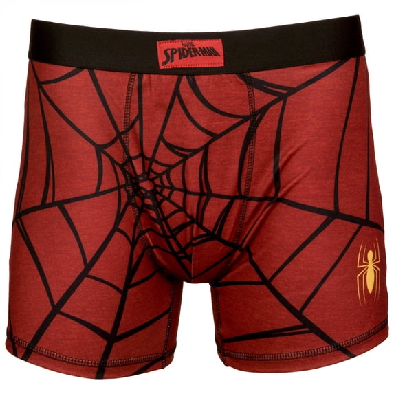Spider-Man Web and Small Symbol Boxer Briefs-3XLarge (48-50)