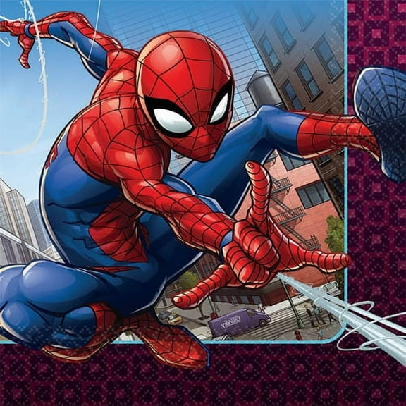 Spider-Man 'Webbed Wonder' Lunch Napkins (16ct)