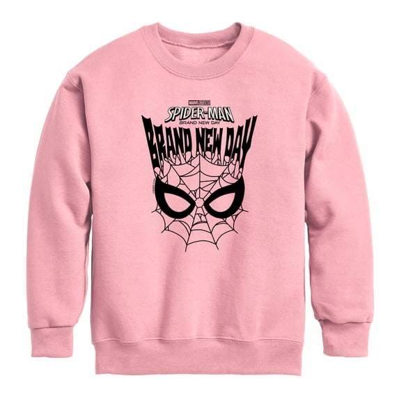 Spider-Man - Webs Boys' Graphic Long Sleeve Fleece Sweatshirt
