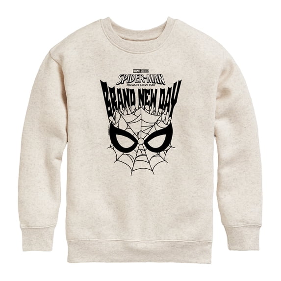 Spider-Man - Webs Boys' Graphic Long Sleeve Fleece Sweatshirt