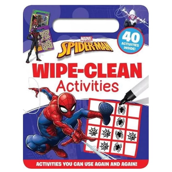 Marvel Spider-Man: Wipe-Clean Activities (Marvel) (English) Paperback Book