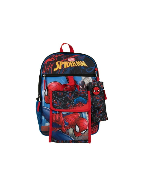 Spider-Man With Miles Morales 5-Piece 16" Youth Backpack Set