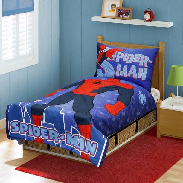 SpiderMan You Are SpiderMan 4Piece Toddler Bedding Set