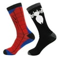thumbnail image 1 of Spider-Man  and  Venom Crew Sock 2 Pack, 1 of 5