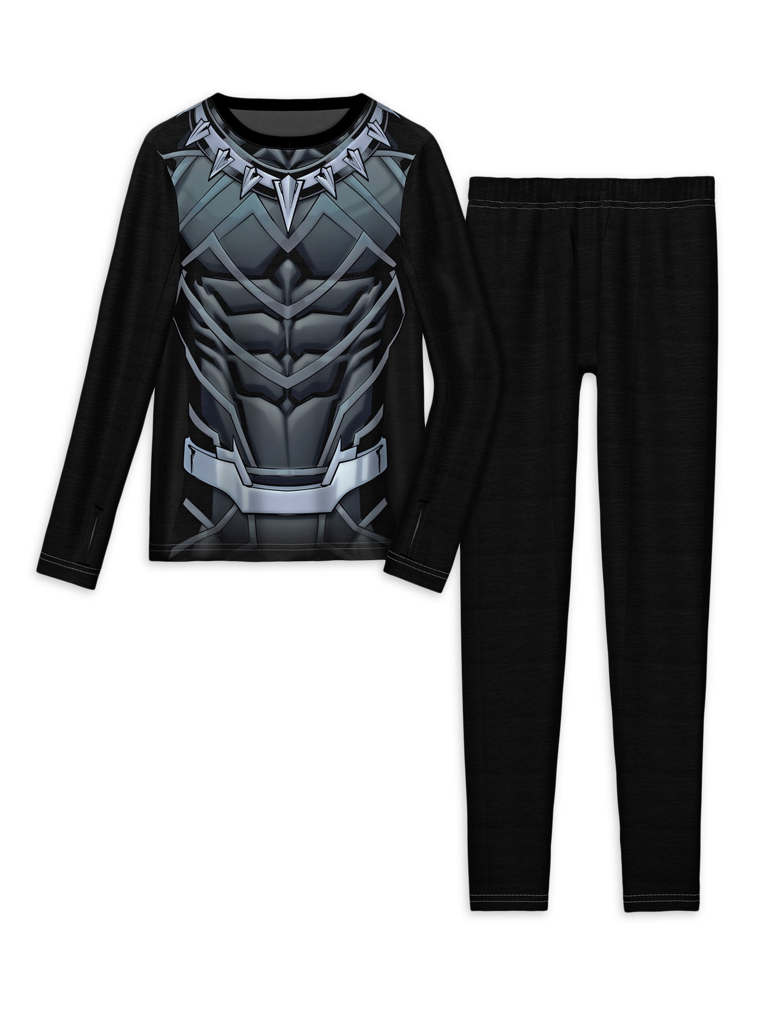 Spider-Man by Black Panther Thermal Set Climate Right Base Layer Top, Black