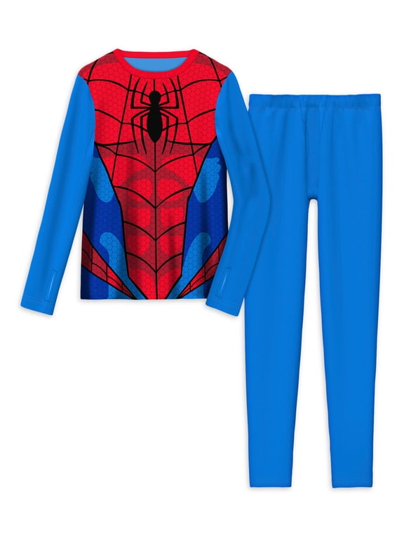 by Marvel Boy'sThermal Underwear Set S-L, Thermal, Red (1-Pack)