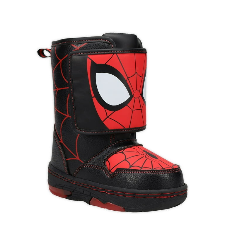 Boys spiderman snow boots on sale