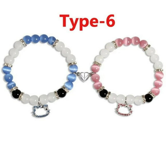 Spider Matching Friendship Bracelets for Best Friends Couples  Spider Magnet Couple Charm Bracelet for BFF Sister  Set of 2