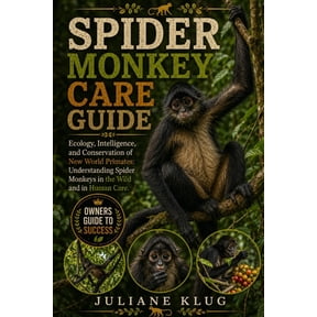 Spider Monkey Care Guide: Ecology, Intelligence, and Conservation of New World Primates: Understanding Spider Monkeys in, (Paperback)