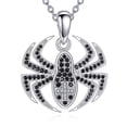 thumbnail image 1 of Spider Necklace Sterling Silver Spider Pendant Charm Jewelry Gifts for Women, 1 of 6