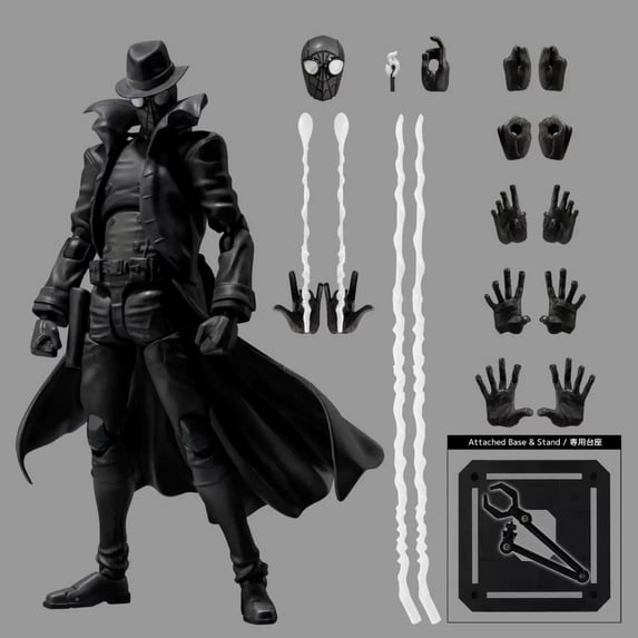 Spider Nior Movable Action Figure Model 16cm with Accessories Box Set