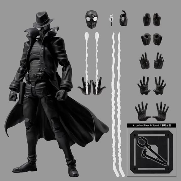 Spider Nior Movable Action Figure Model 16cm with Accessories Box Set