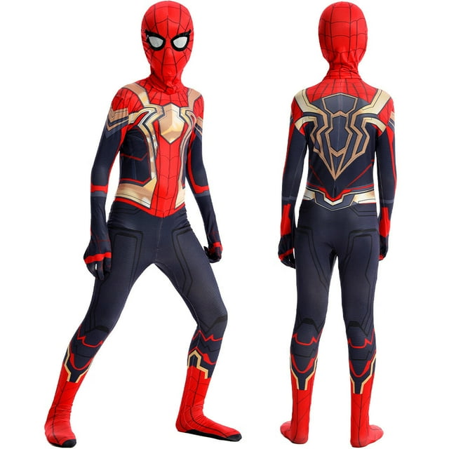 Spider No Way Home Iron Spider Suit for Children Halloween Cosplay ...