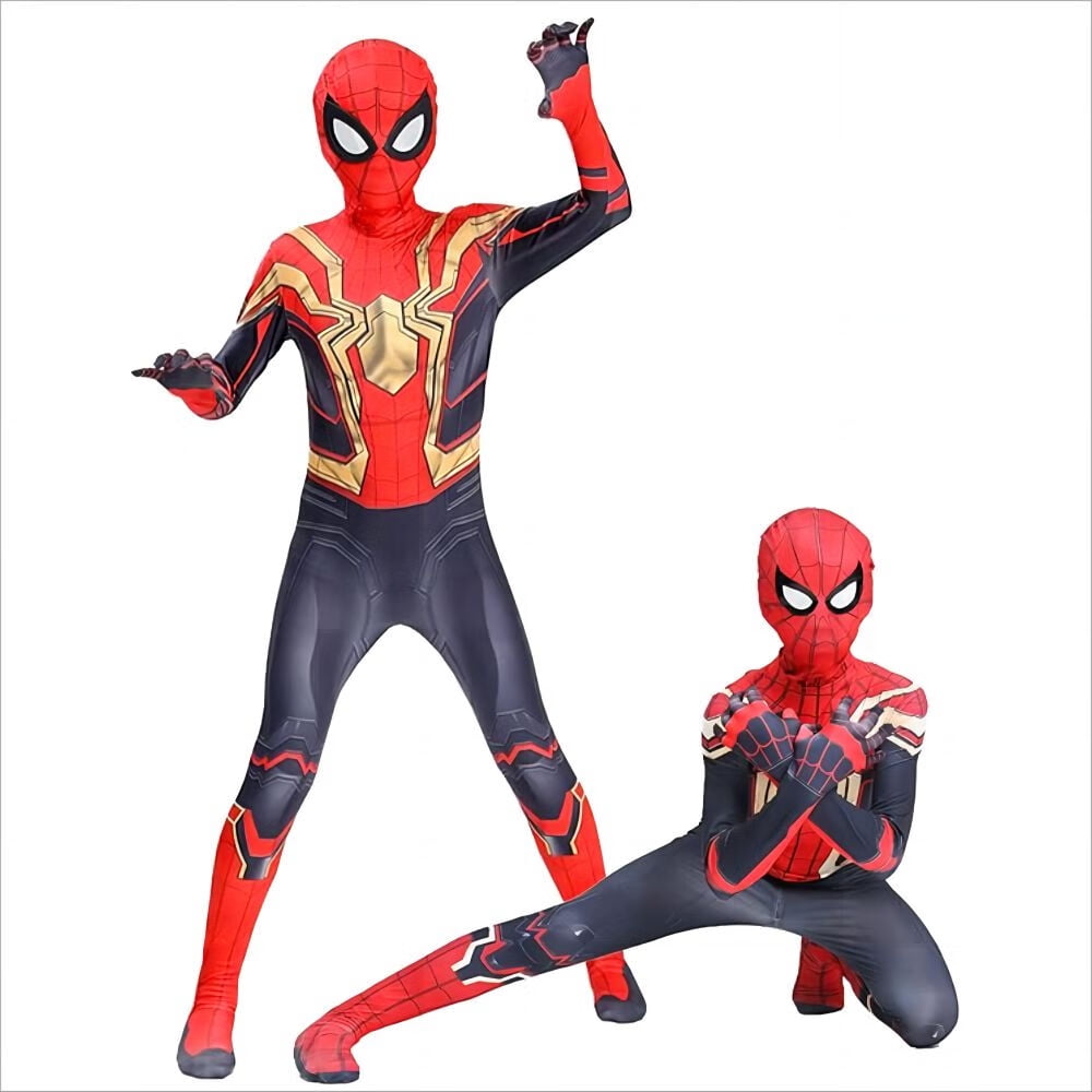 Spider No Way Home Iron Spider Suit for Children, Halloween Night 