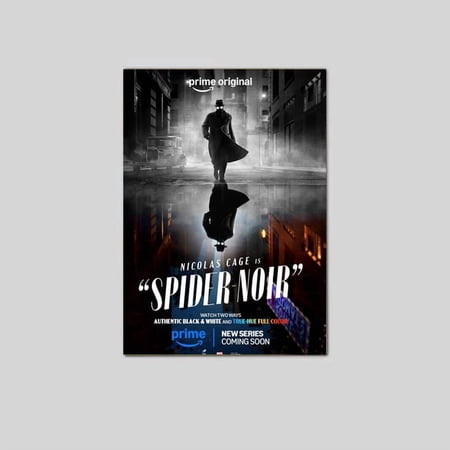 Spider-Noir 2026 Movie Poster Wall Art Print Size 24''x36'' The Golden Shop