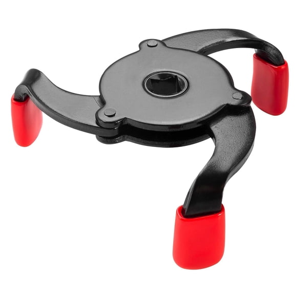 Spider Oil Filter Wrench Auto-Adjusting 3-Jaw Design, Oil Filters, Heavy-Duty Steel Jaws, 3/8" Drive for Ratchet or Extension -