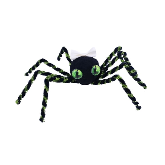 Spider Ornament Halloween Party Venue Props, Plastic Decoration with Poseable Arms, Scary Theme Decor