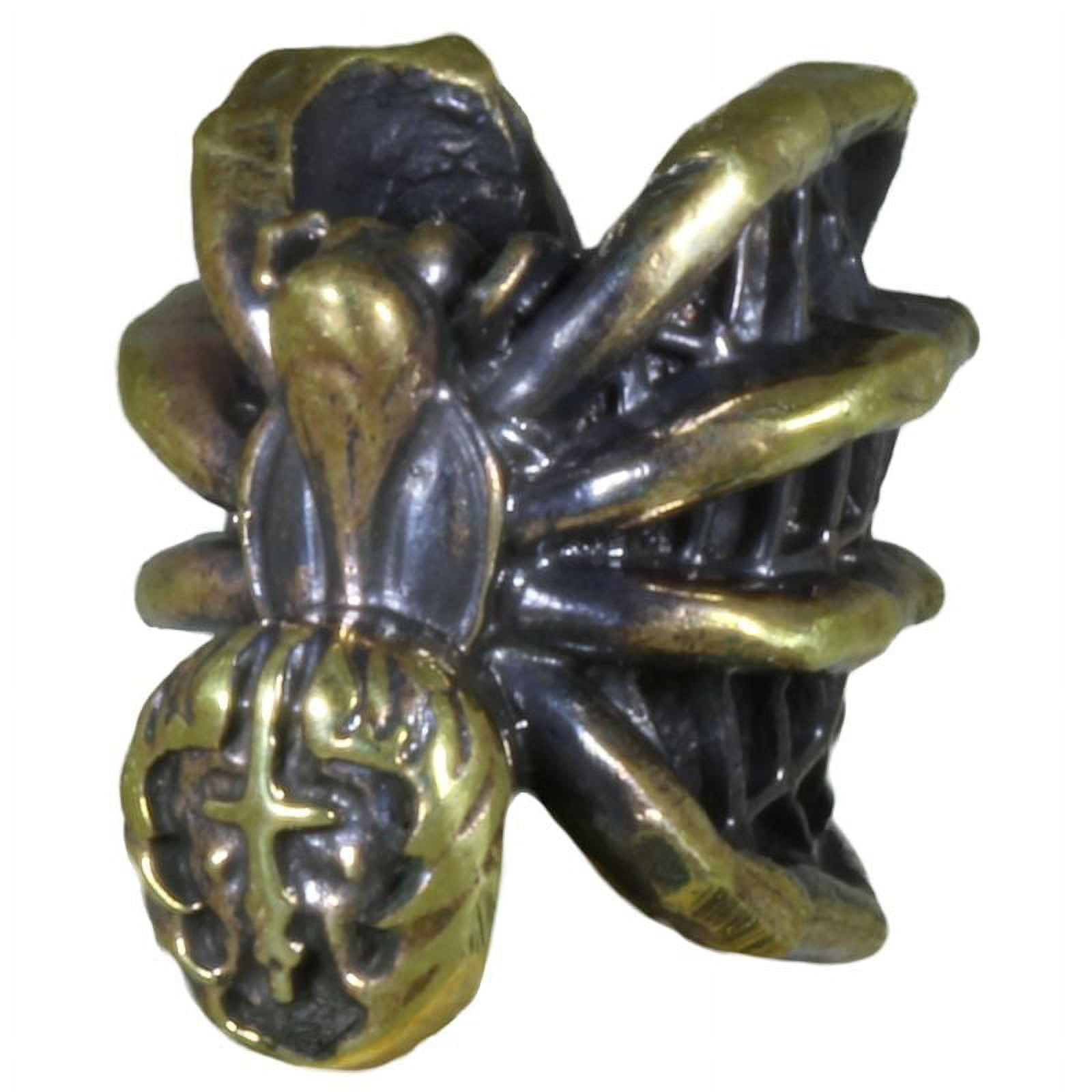 Spider Paracord / Lanyard Bead in Brass for Jig Pro Shop by Comrade Kogut