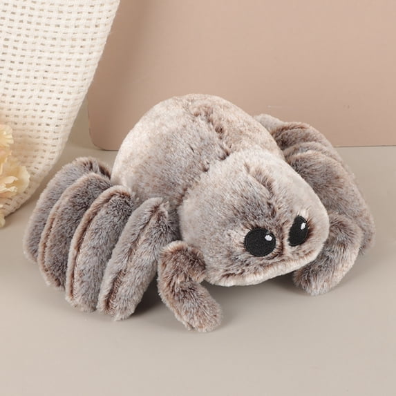 Spider Plush Toys Lifelike Valentine'S Gift Plush Plushie Birthday Present Realistic Stuffed Animals Cuddly Huggable Pillow Toy D - 20x15x12cm