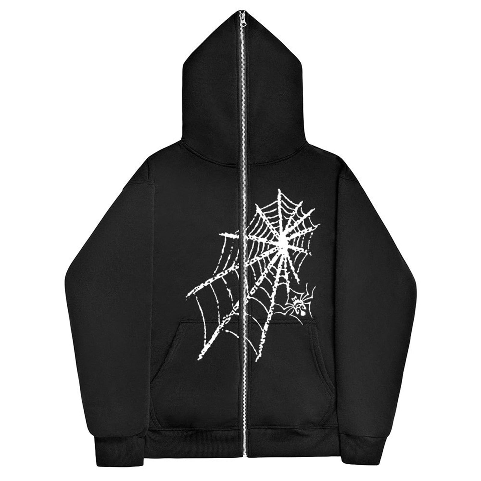 Spider Punk Goth Hoodie Temptation Skeleton - Walmart.com