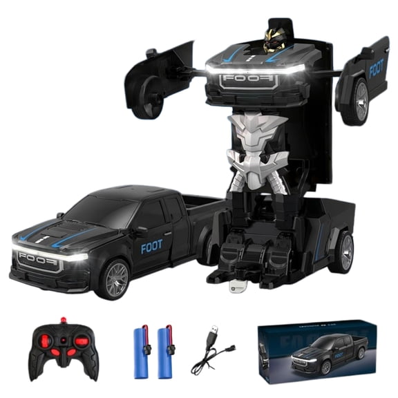 Spider RC Car Transform Robot, 2.4GHz Remote Control Spider Cars for Kids, Robot Toy Car W/One-Key Transformation, 360° Rotation, Auto Mode, Rechargeable Battery, Robot for Man Boys