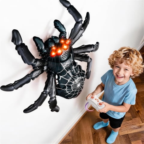 Spider Juguete de Escalada Recargable con Control Remoto de Robot para Pared y Techo