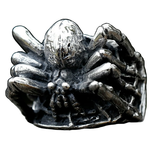 Spider Rings Ancient Demonic Animal Jewelry Rings Voodoo Darkness Araneid Ring (10)