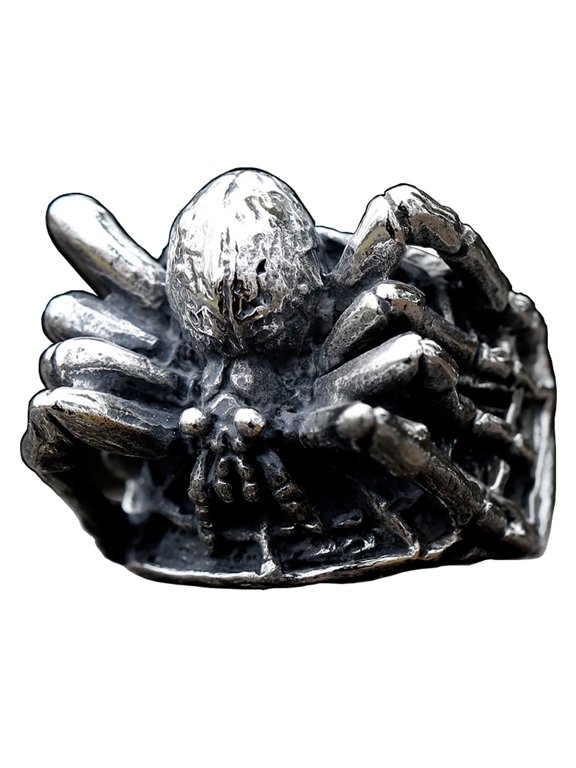 Spider Rings Ancient Demonic Animal Jewelry Rings Voodoo Darkness Araneid Ring (8)