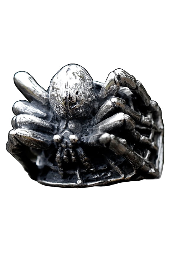 Spider Rings Ancient Demonic Animal Jewelry Rings Voodoo Darkness Araneid Ring (9)