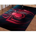 thumbnail image 1 of Spider Rug, Abstract Rug, Spider Lover Gift Rug, Children Rug, Indoor Rug, Living Room Rug, Car Mat, Nursery Rug, Personalized Rug, Red Rug, 3.3'x5' - 100x150 cm, 1 of 4