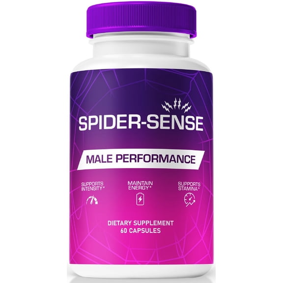 Spider-Sense Pills  Official Spider Sense All-Natural Vitamin for Physical Health & Overall Well-Being, Premium Capsules for Energy, Vitality & Wellness Support, SpiderSense Reviews (60 Capsules)