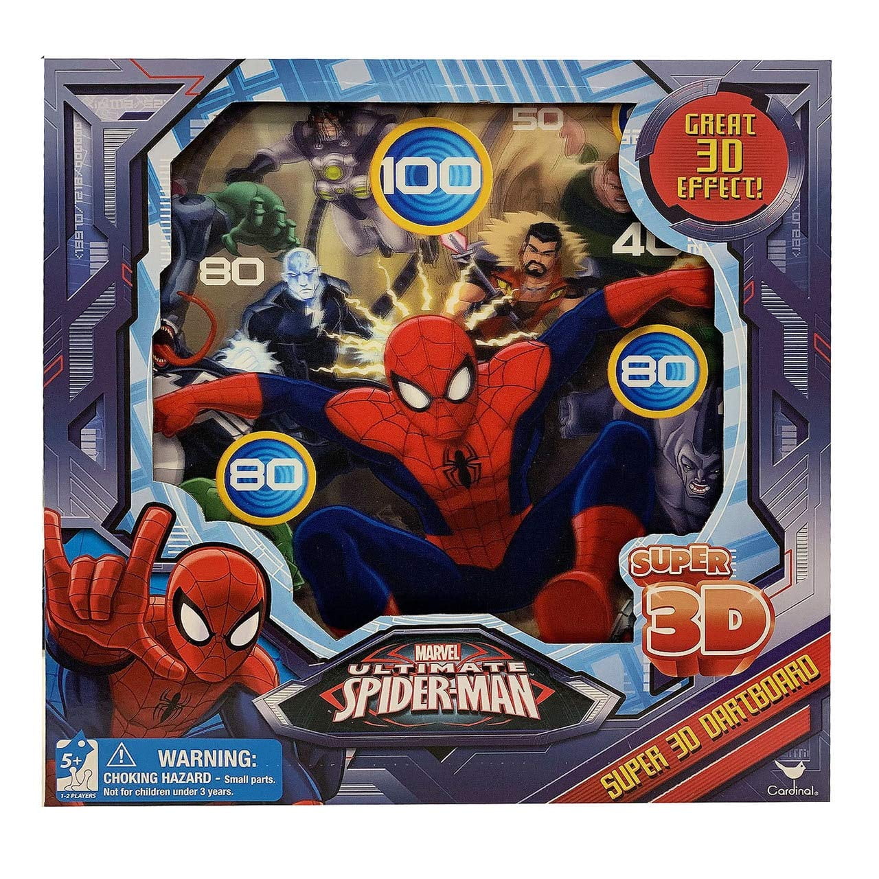 Spider-Man 3D Magnetic Dart Board Game - Walmart.com