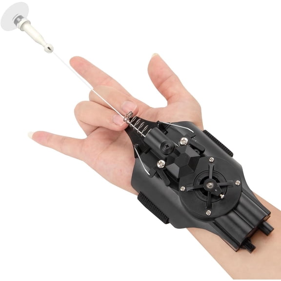 Spider Silk Launcher for Adults,Web Shooters- USB Charging, Launch Distance 8ft - Can Grab Small Objects-Variety of Play Modes