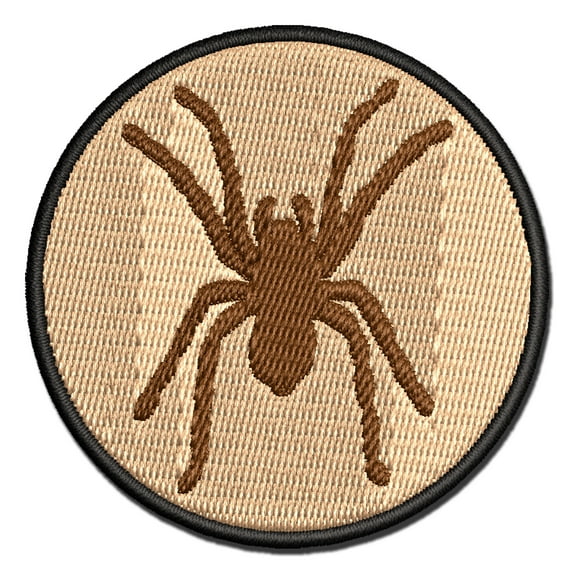 Spider Solid Applique Multi-Color Embroidered Iron-On Patch - 2.0 Inch Mini