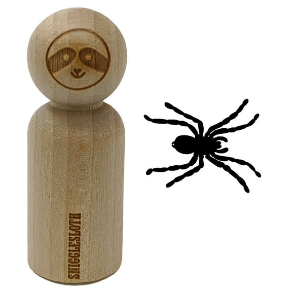 Spider Solid Rubber Stamp for Scrapbooking Crafting Stamping - Small 3/4 Inch