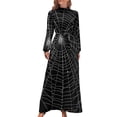 thumbnail image 1 of Spider Spider Web Long Dress birthday dress for women luxury 2024 clothes, 1 of 5
