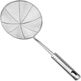 thumbnail image 1 of Spider Strainer Ladle, Stainless Steel Spider Strainer Skimmer Ladle for Cooking and Frying, Kitchen Utensils Wire Strainer Pasta Spoon, 13.4 Inch, 1 of 8