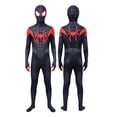 thumbnail image 1 of Spider Superhero Full Body Costume,Spider Role Halloween Costumes Halloween Bodysuit for Party Black 160, 1 of 5