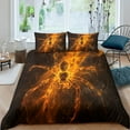 thumbnail image 1 of Spider Tarantula Bedding Sets Flame Duvet Cover 3D Printed Comforter Cover Halloween Horror Theme Quilt Cover, 1 of 4