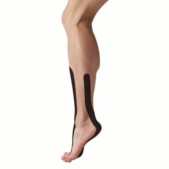 Spider Tech kinesiology tape, ankle, black
