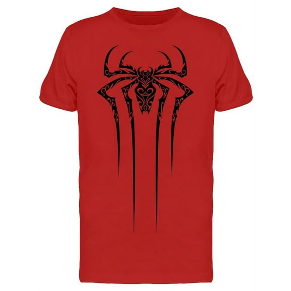 Spider Tribal Tattoo Art T-Shirt Men -Image by Shutterstock, Male Large